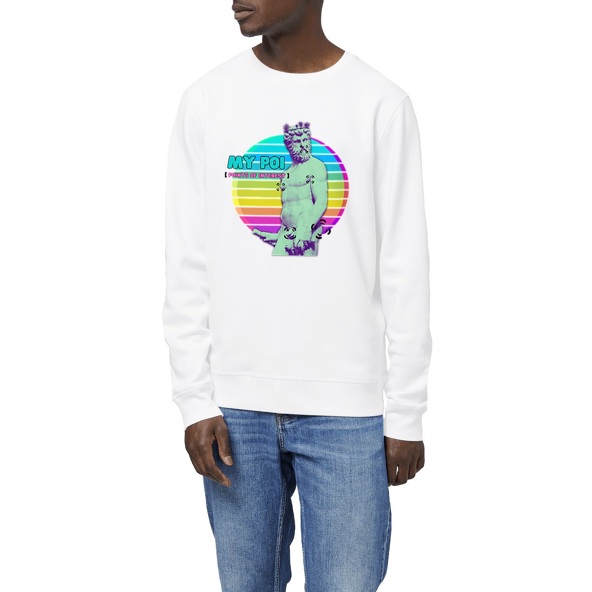 Sweat-shirt version EN "My POI Points of Interest"