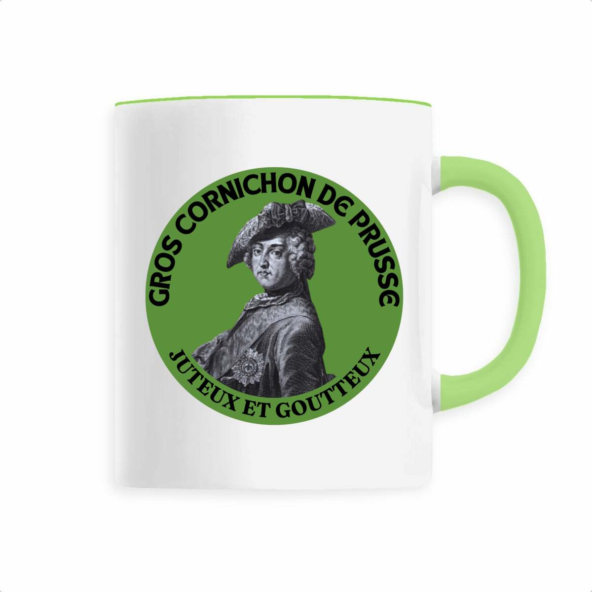 Image back Mug "Gros cornichon de Prusse"