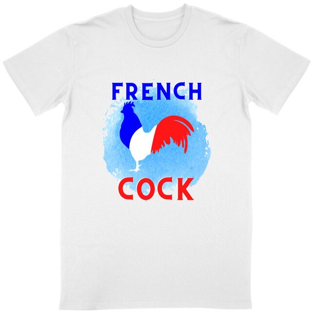 Image back T-shirt "French Cock"