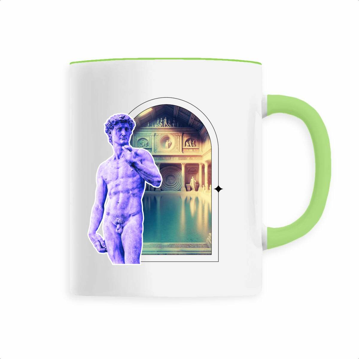 Image back Mug "David aux thermes"