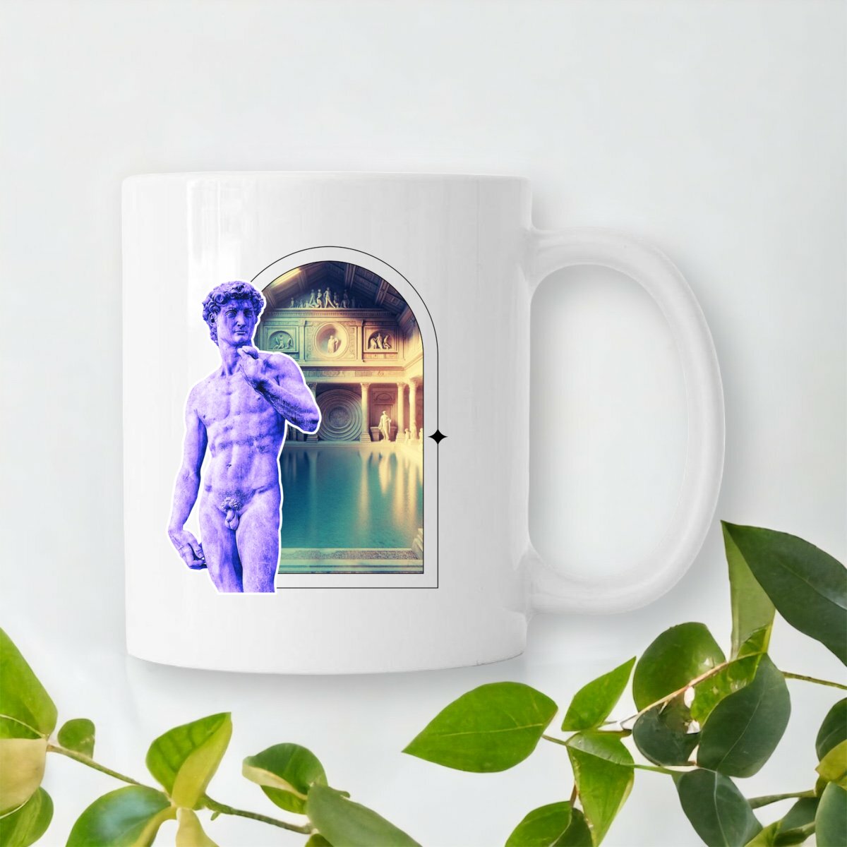 Image front Mug "David aux thermes"