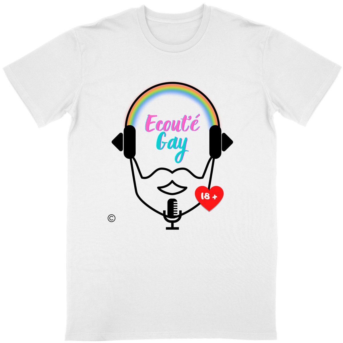 T-shirt logo noir - Image