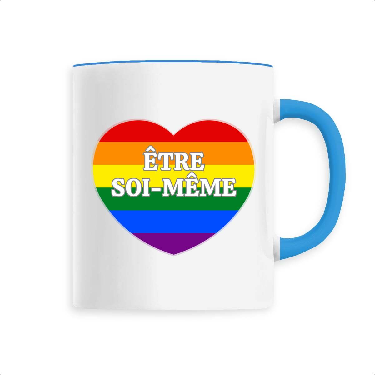 Mug versatile céramique "Etre soi-même LGBTQIA"