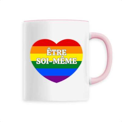 Mug versatile céramique "Etre soi-même LGBTQIA"