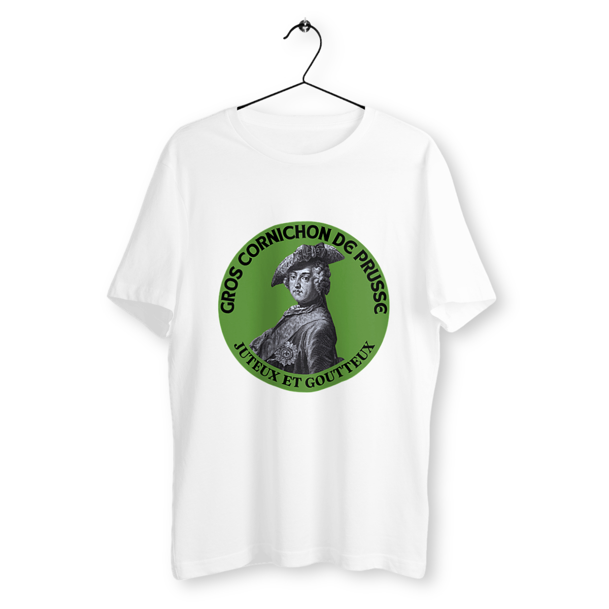 Image back T-shirt "Gros Cornichon de Prusse"