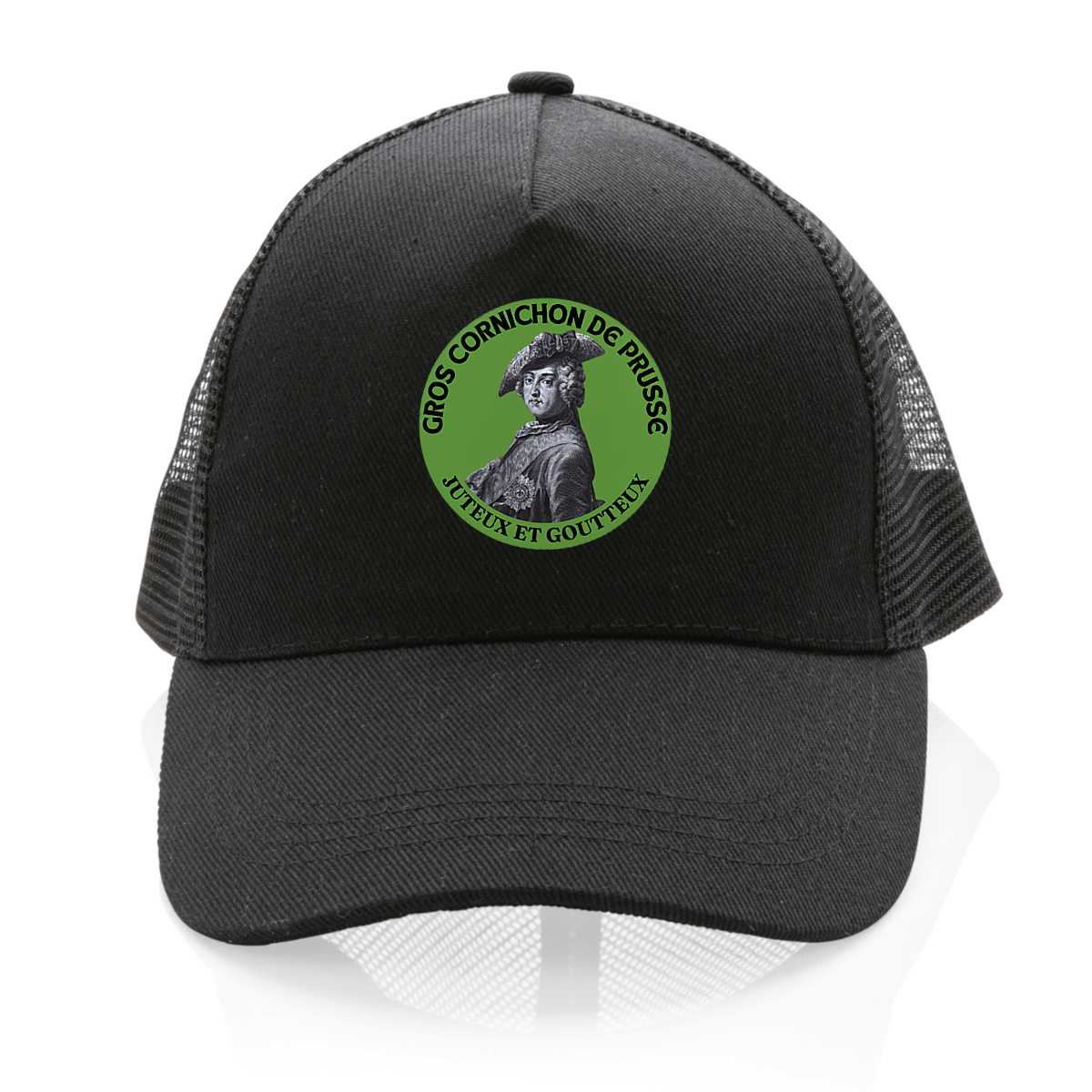 Image front Casquette Trucker "Gros cornichon de Prusse"