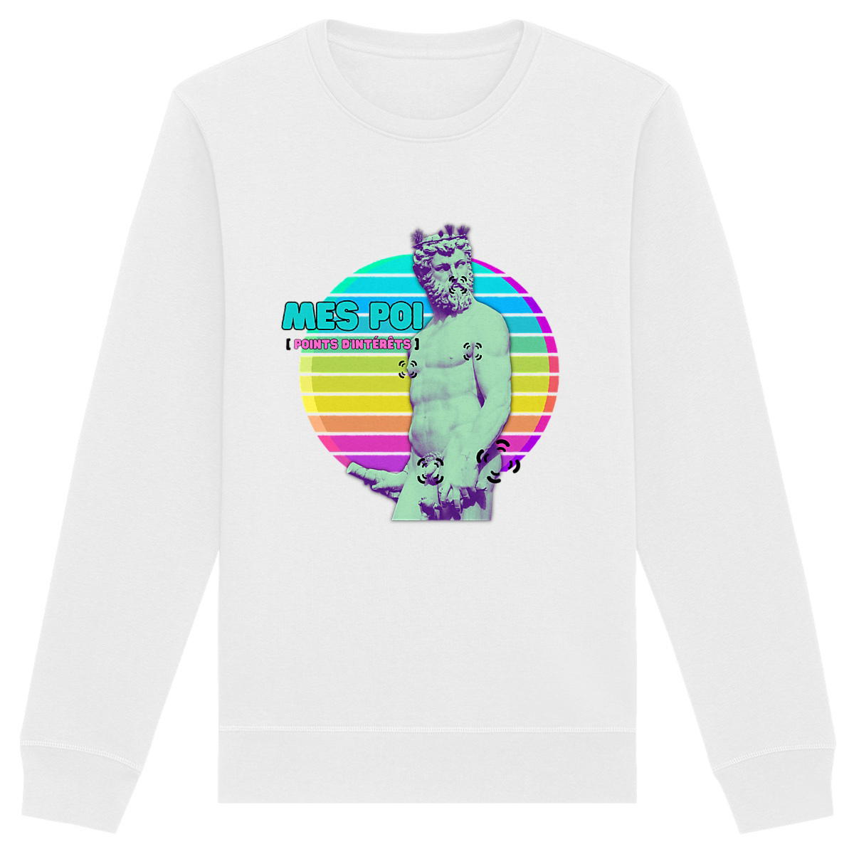 Sweat-shirt version FR "Mes POI Points d'intérêts" - Image