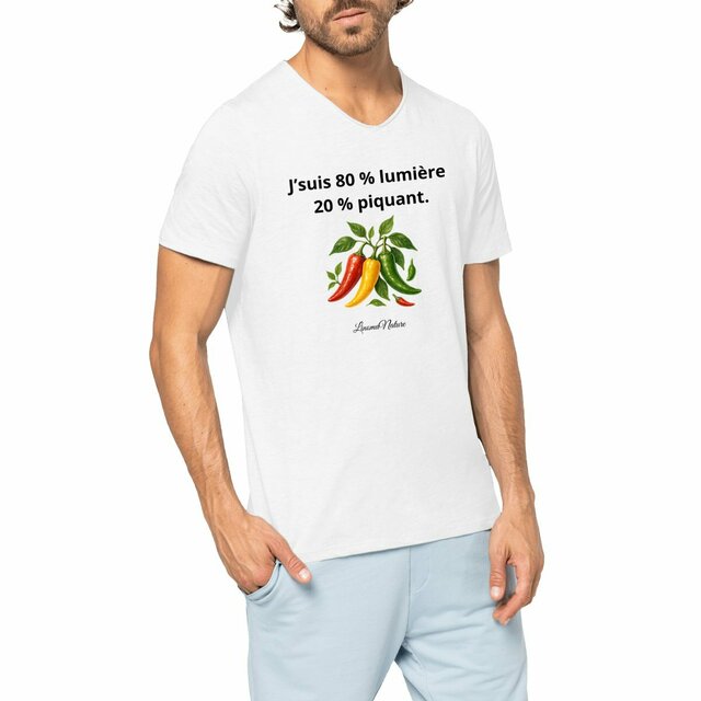 Image front T-shirt homme piquant