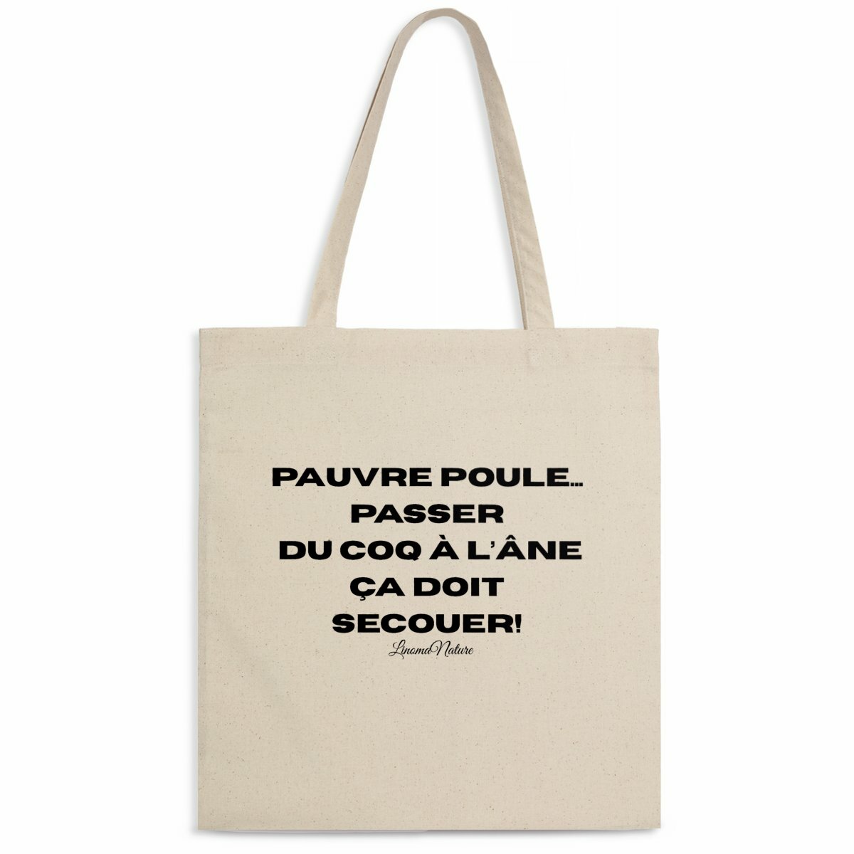 Image back Tote bag poule