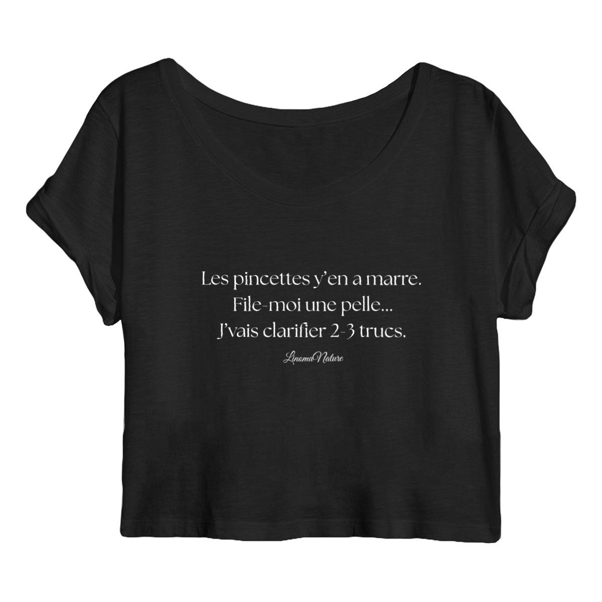 Image front Crop top pincettes