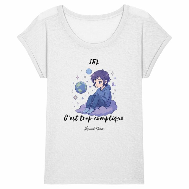 Image back T-shit femme IRL