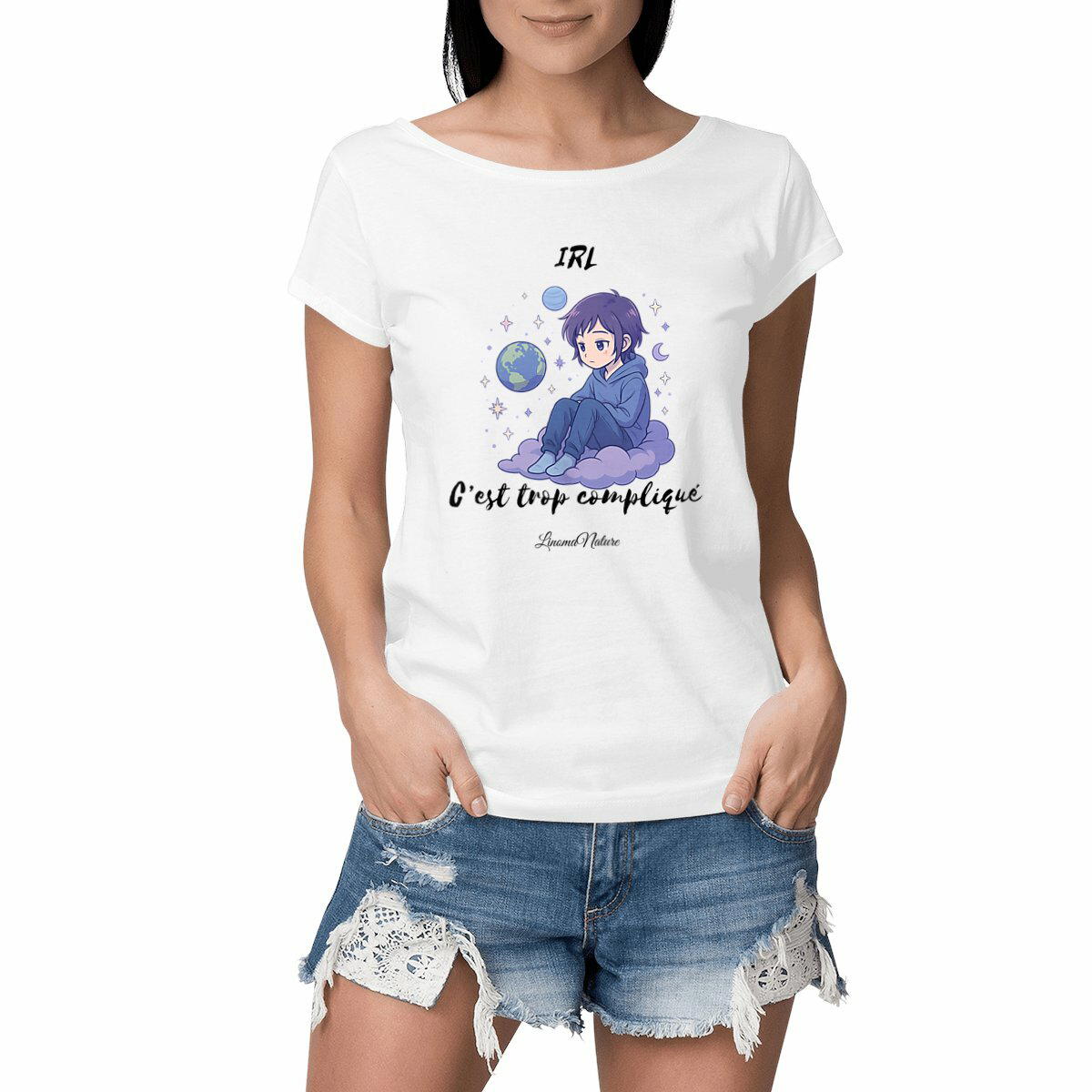 Image front T-shit femme IRL