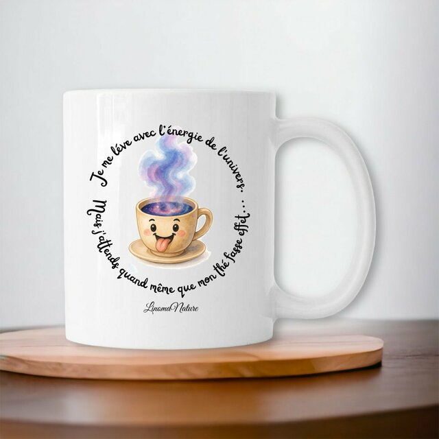 Image front Mug univers thé beige