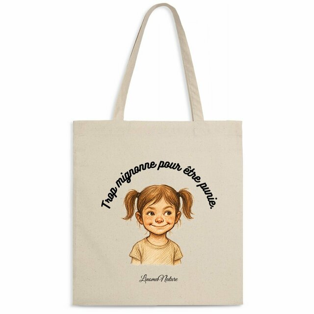 Image back Tote-bag trop mignonne