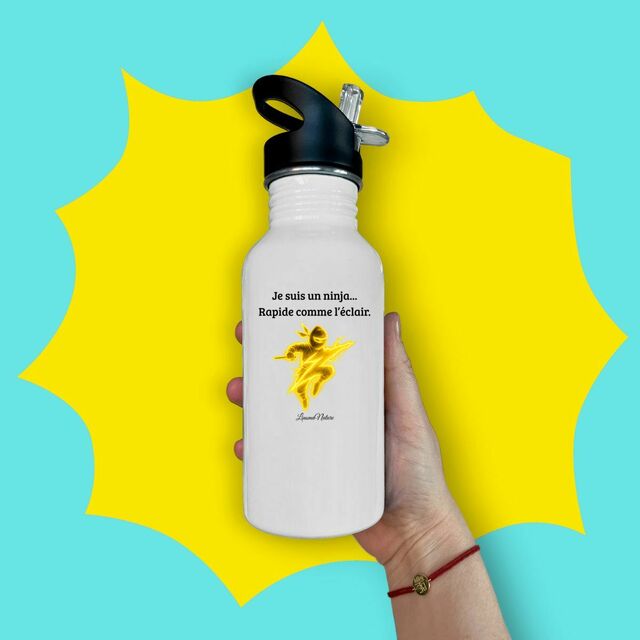 Image front Gourde Ninja éclair 