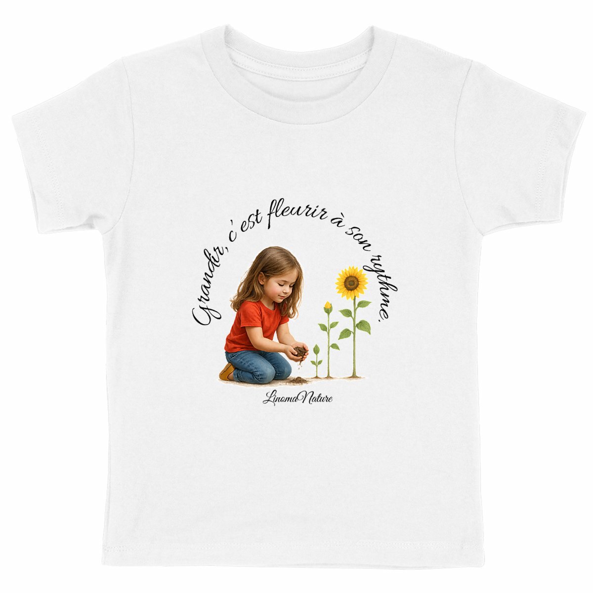 Image back T-shirt grandir