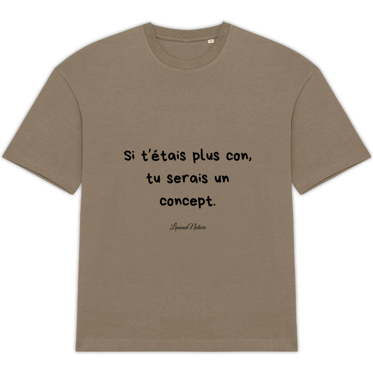 Image back T-shirt oversize concept
