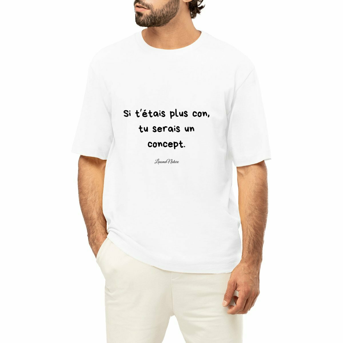 Image front T-shirt oversize concept
