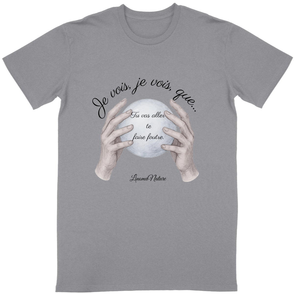 Image back T-shirt homme voyant