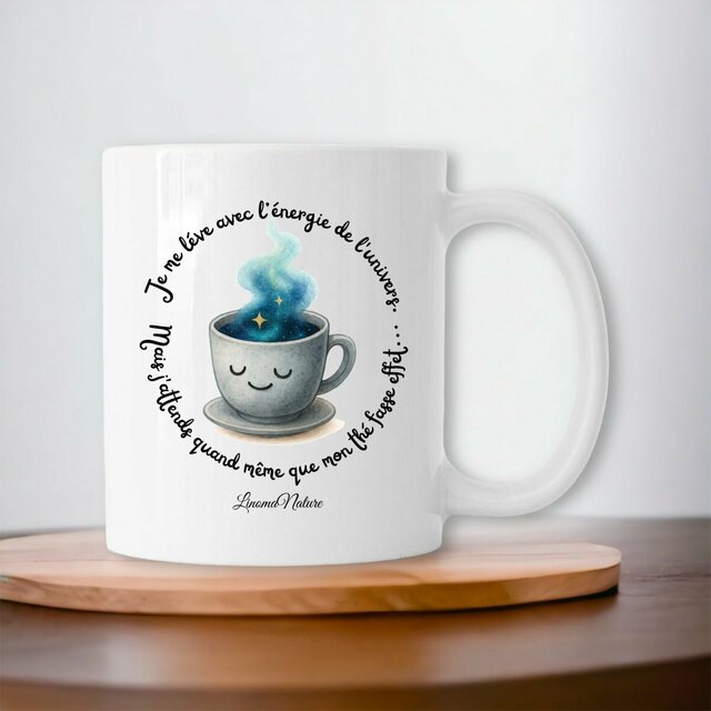 Image front mug univers thé gris