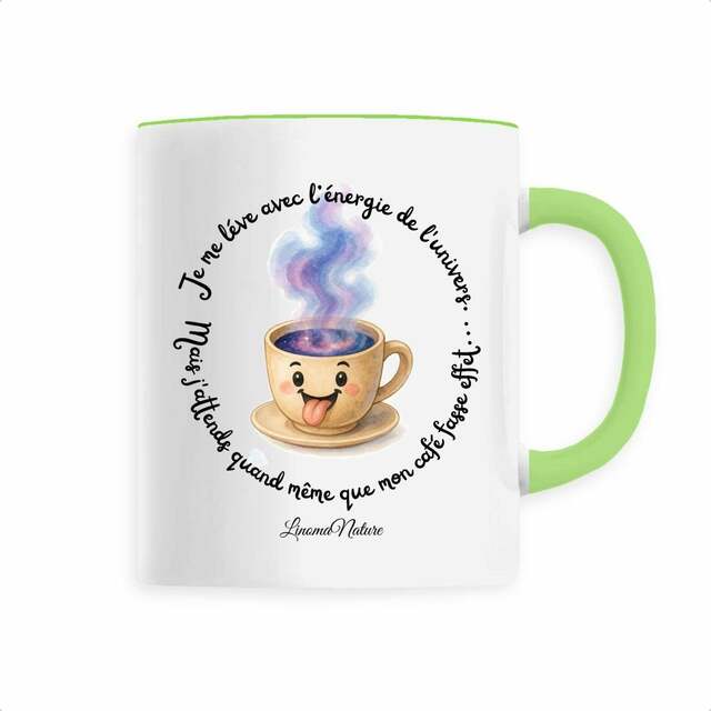Image back Mug univers café beige