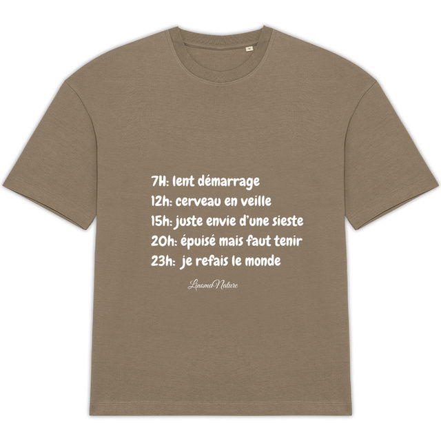 Image back T-shirt oversize durdur