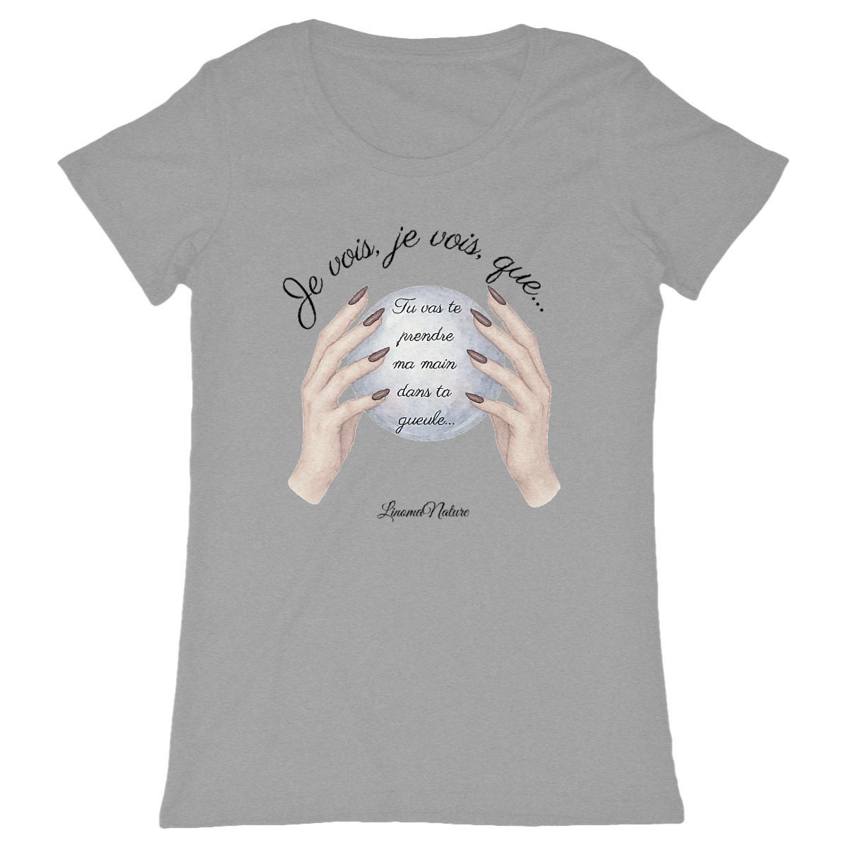 Image back T-shirt femme voyante