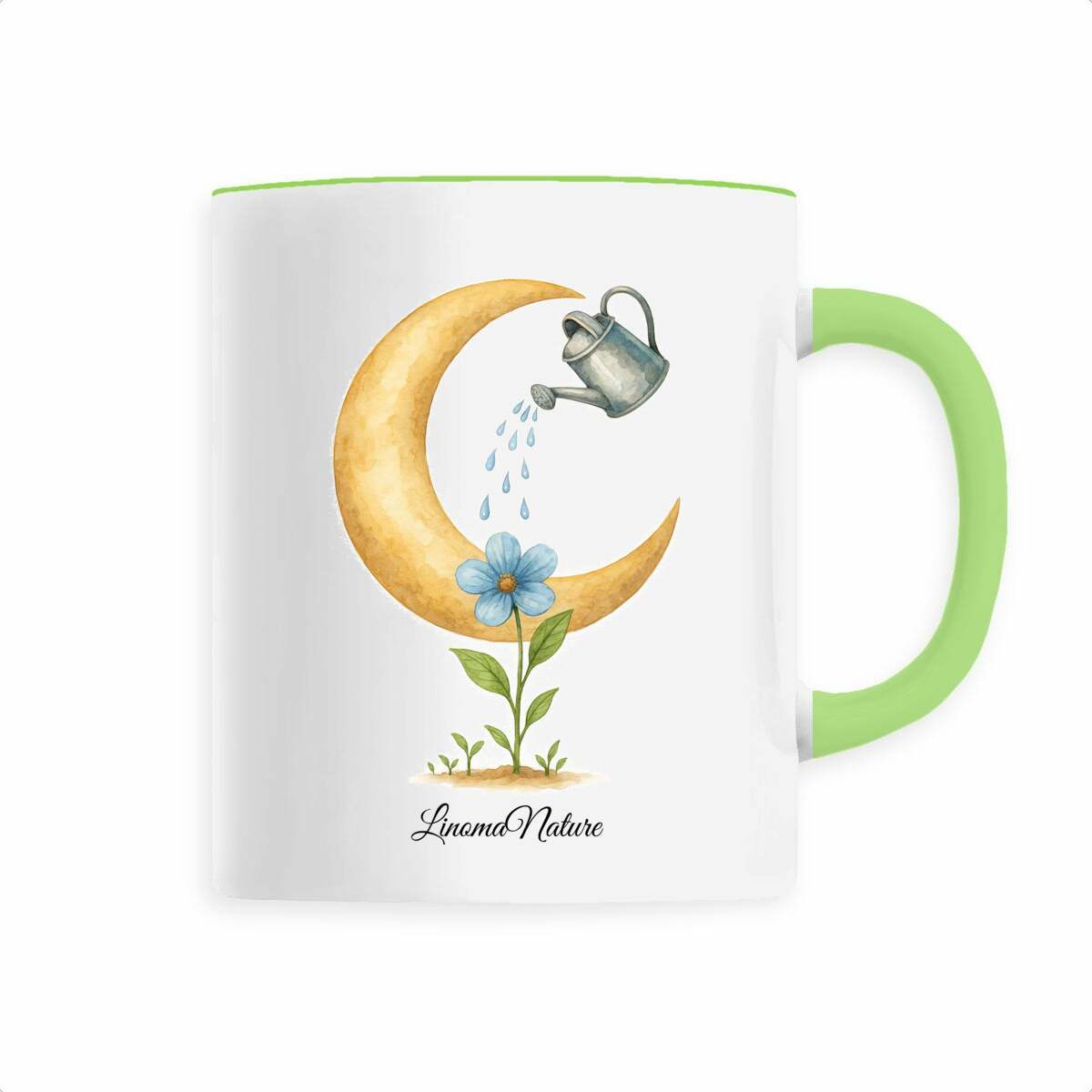 Image front Mug lune et fleur