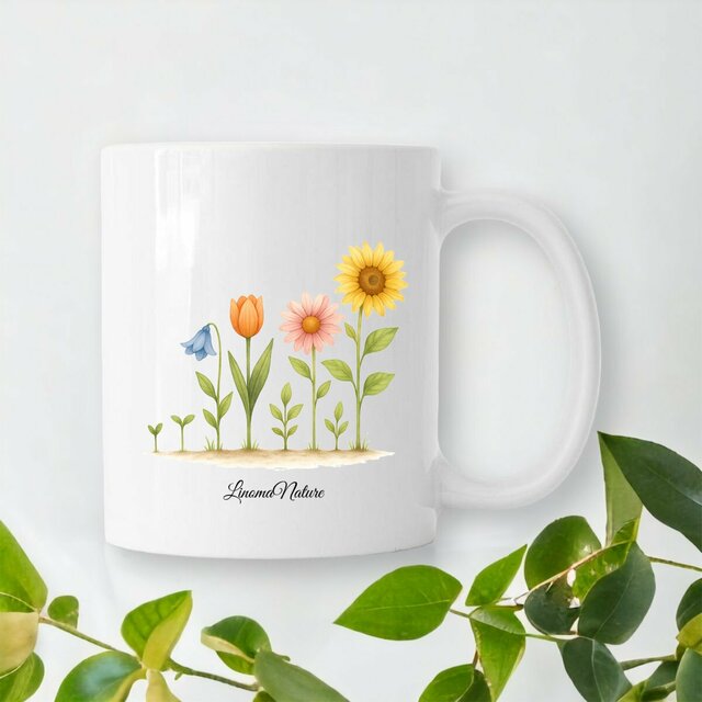 Image front Mug fleurs