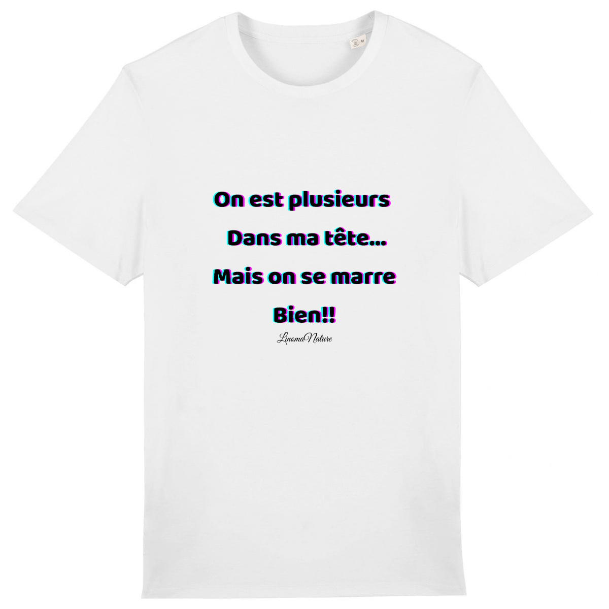 Image front T-shirt plusieurs dans ma tête