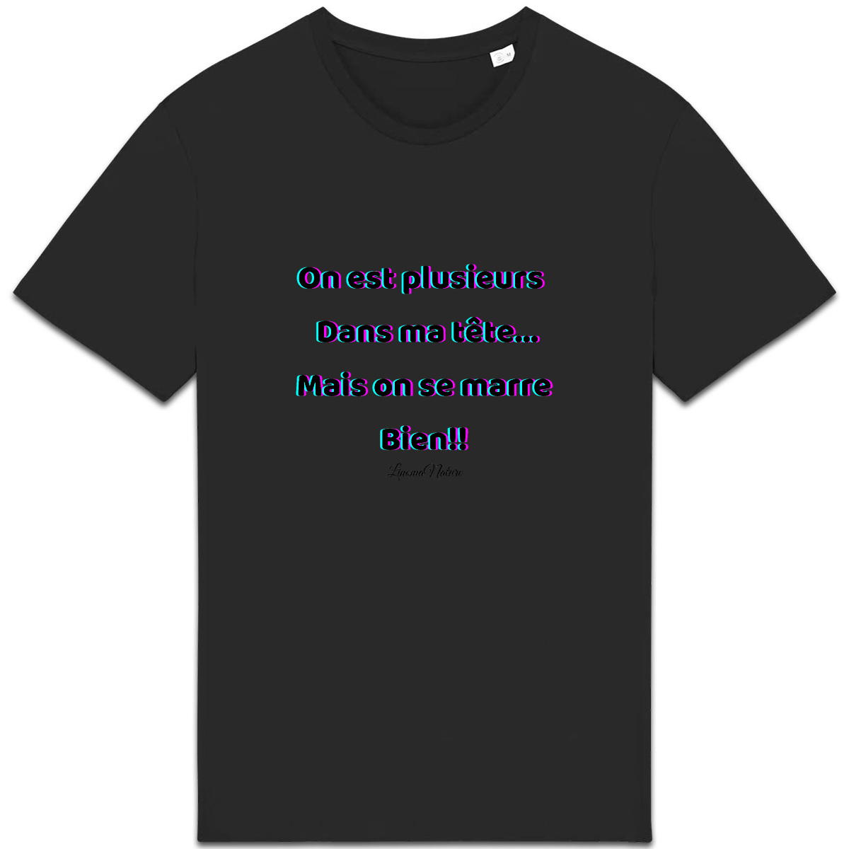 Image back T-shirt plusieurs dans ma tête
