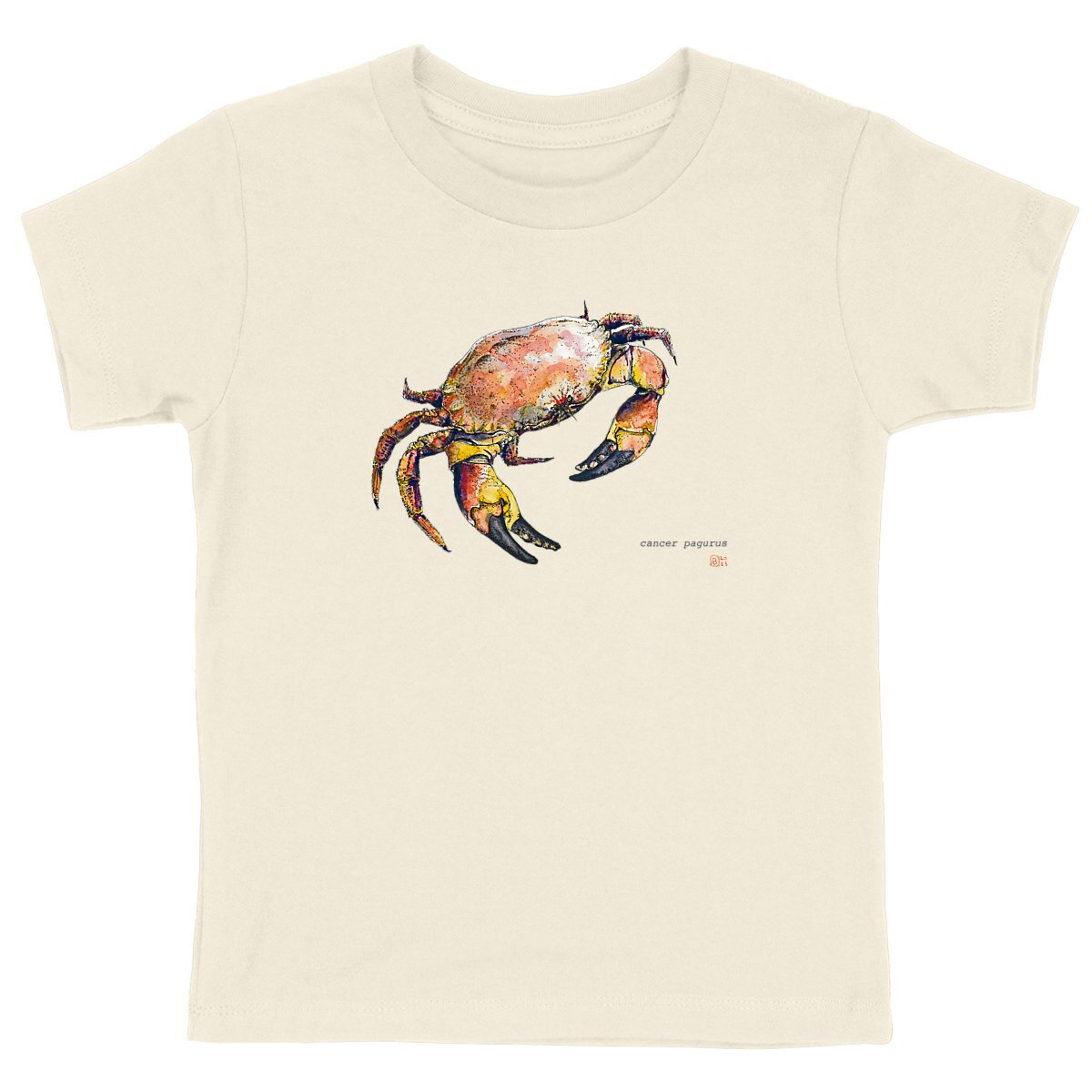 Image back Cancer pagurus, le T-shirt enfant unisexe