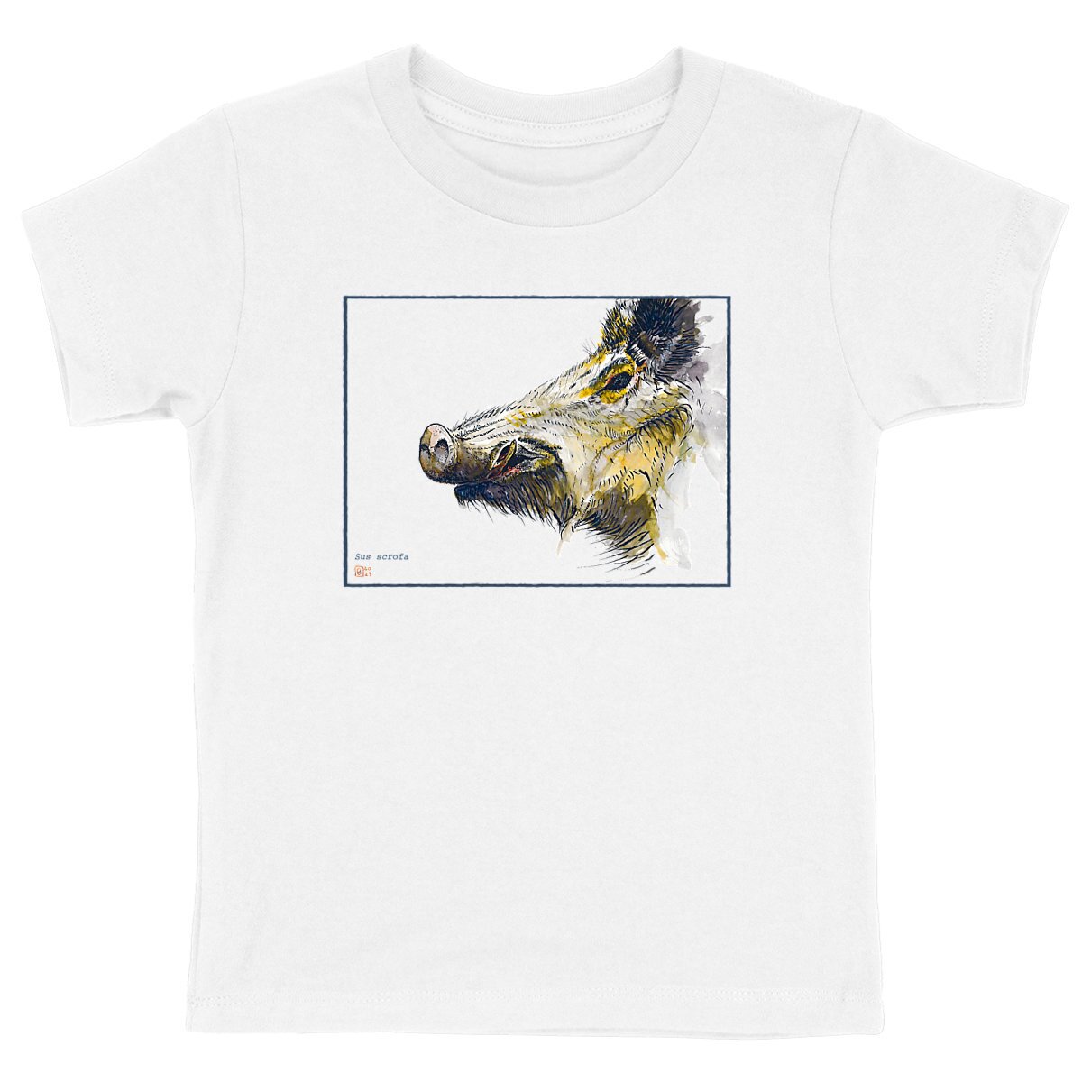 Image front Sus scrofa, le T-shirt enfant unisexe