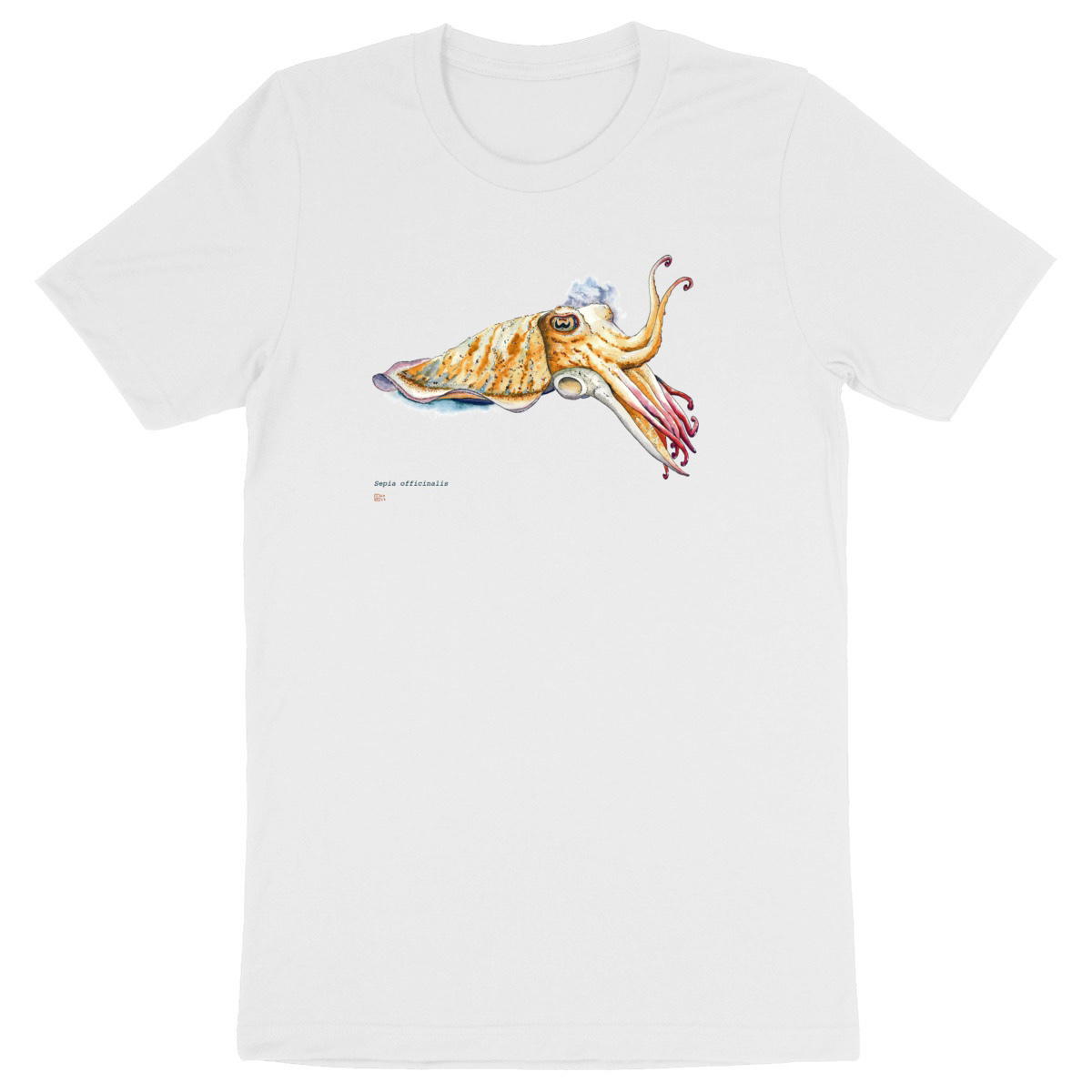 Image front Sepia officinalis, le T-Shirt adulte unisexe