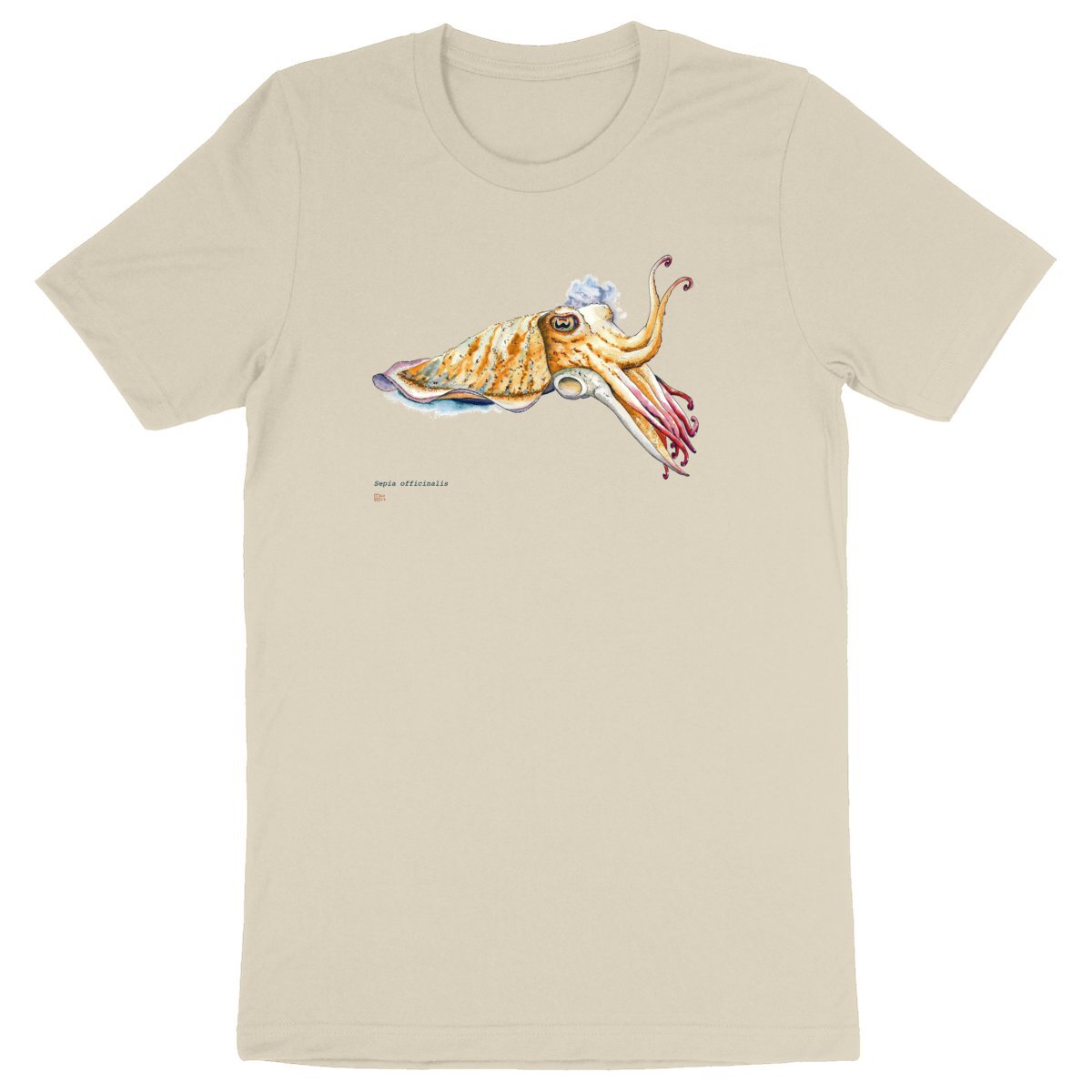 Image back Sepia officinalis, le T-Shirt adulte unisexe