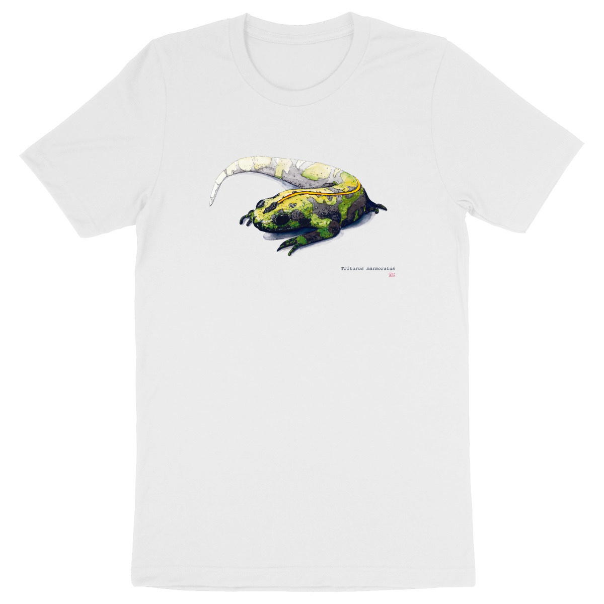 Image front Triturus marmoratus, le T-shirt adulte unisexe