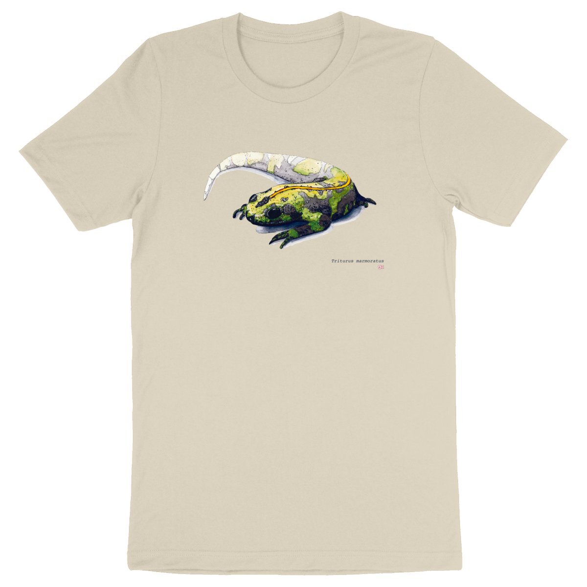 Image back Triturus marmoratus, le T-shirt adulte unisexe
