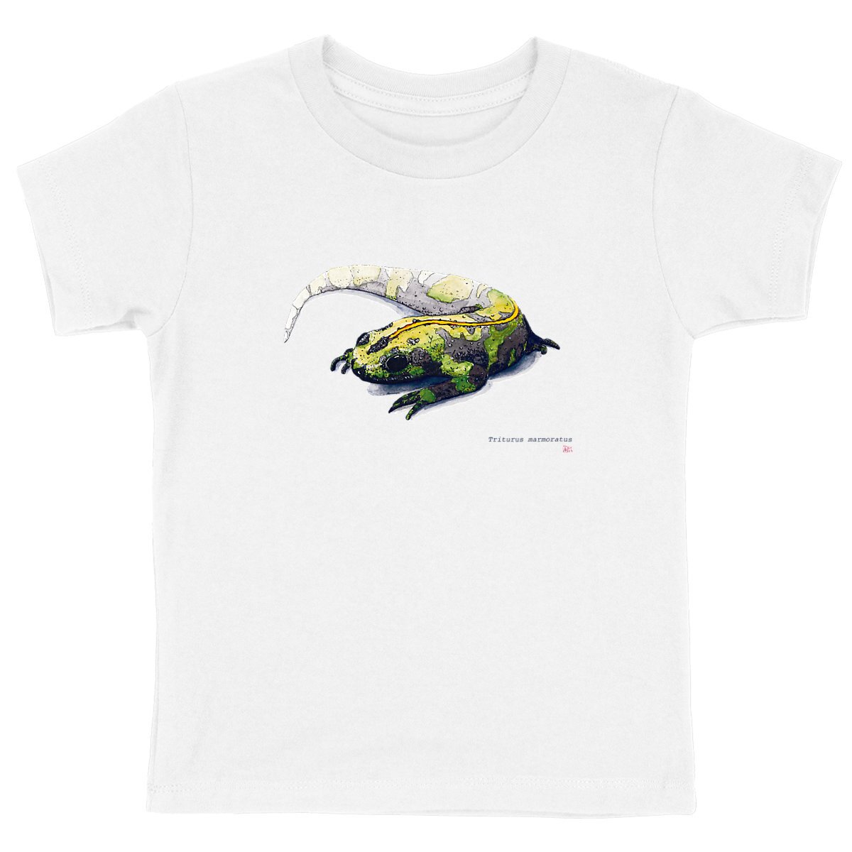 Image front Triturus marmoratus, le T-shirt enfant unisexe 