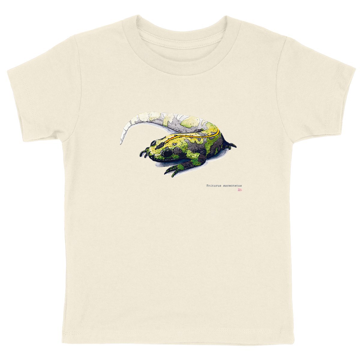 Image back Triturus marmoratus, le T-shirt enfant unisexe 