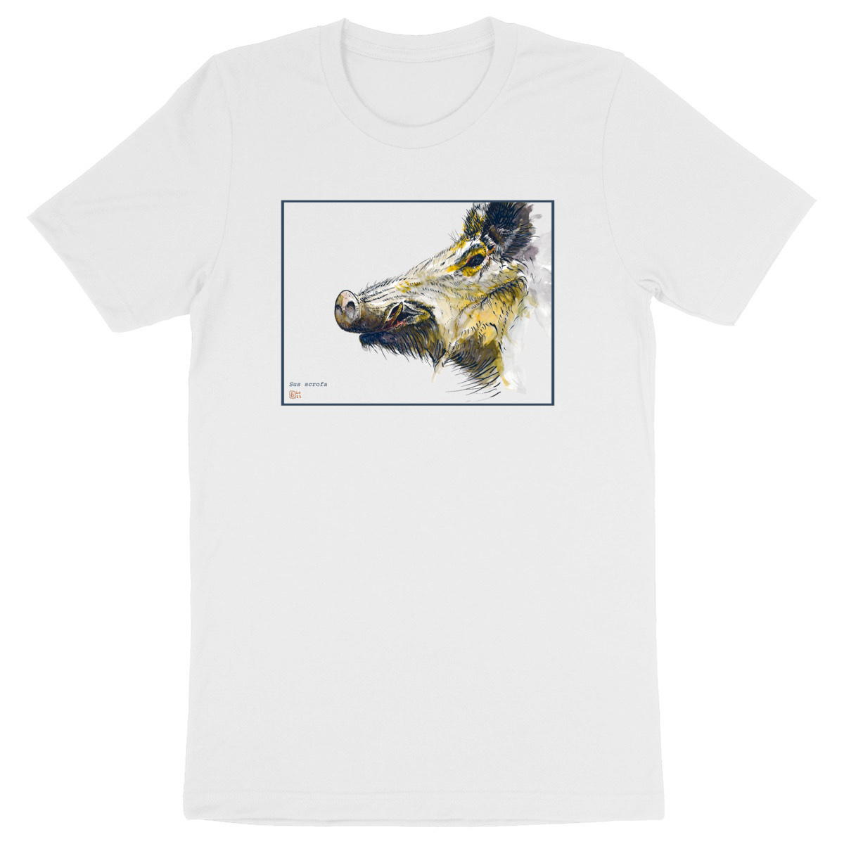 Image front Sus scrofa, le T-shirt adulte unisexe