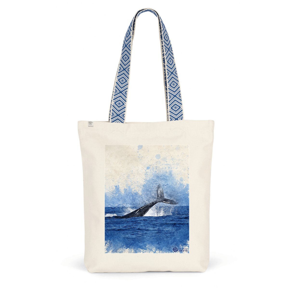 Image front Whales Tail Tote