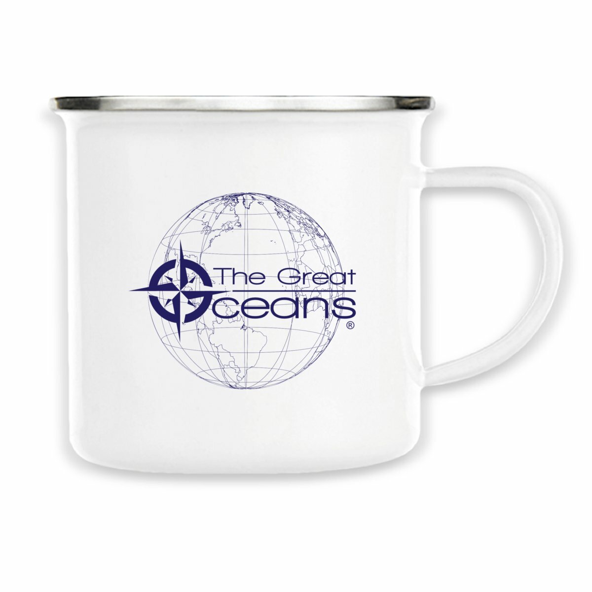 Image back The Great Oceans Enamel Mug