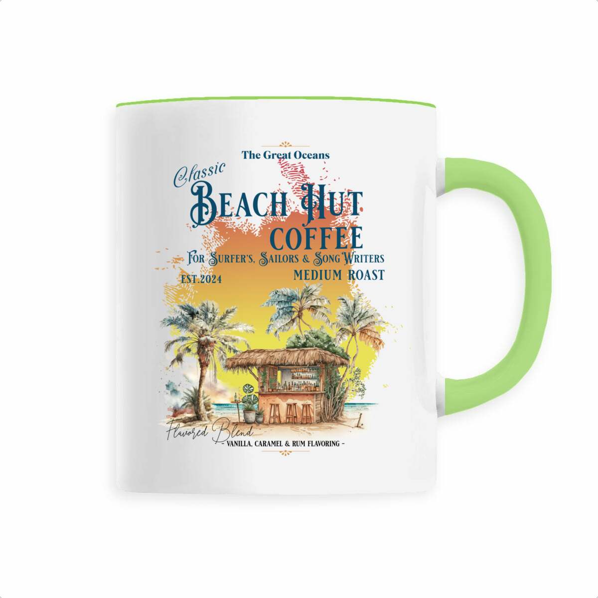 Image back Beach Hut Coffee Ceramic Mug