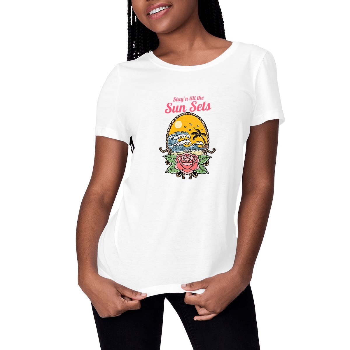 Image front Sun Sets Women’s Tee