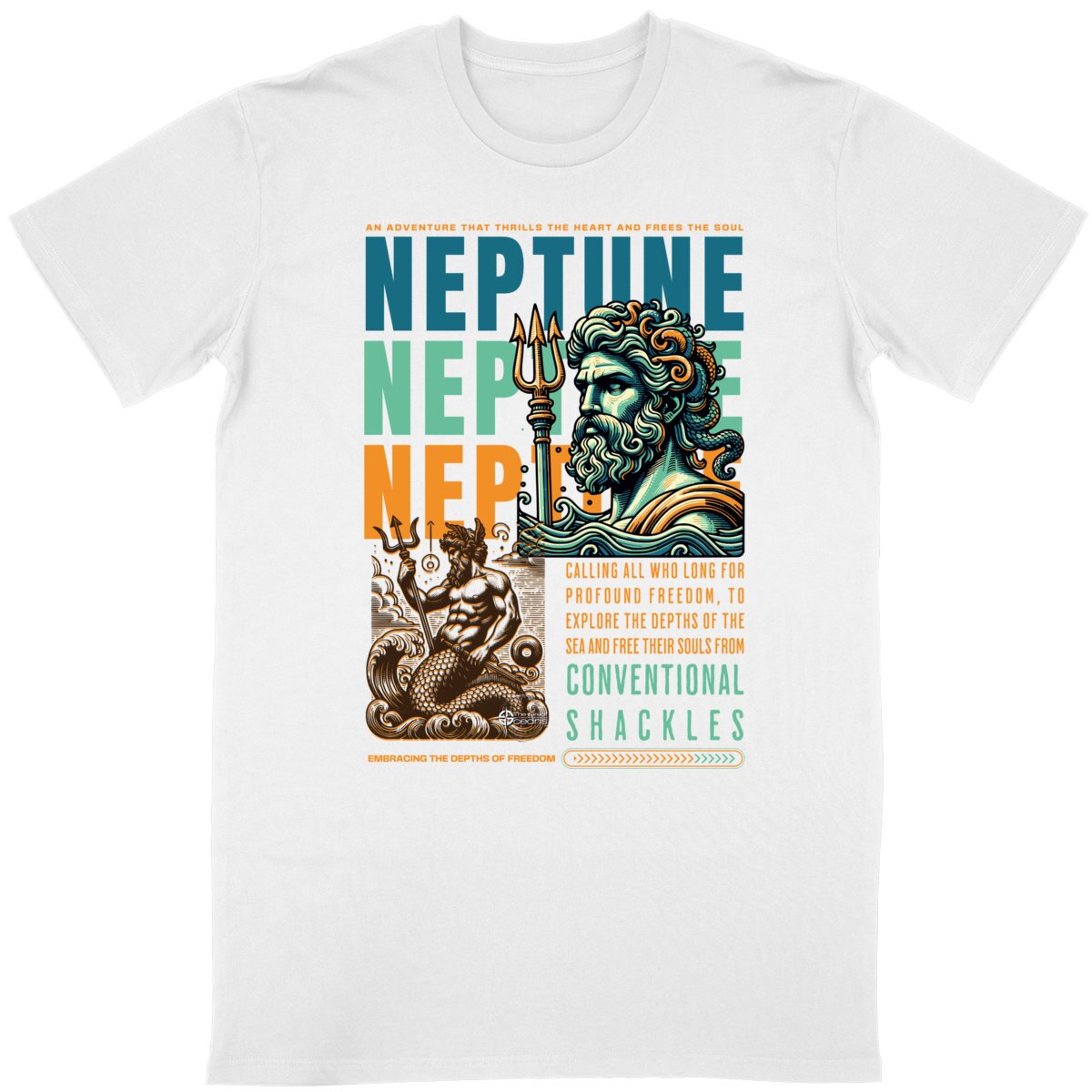 Image back Neptune Calling T-shirt