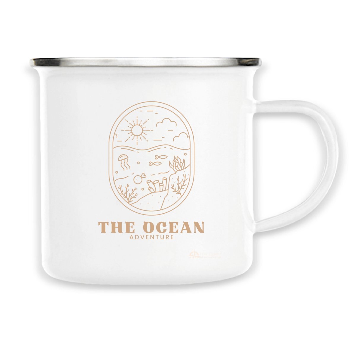 Image back The Ocean Adventure Gold Enamel Mug