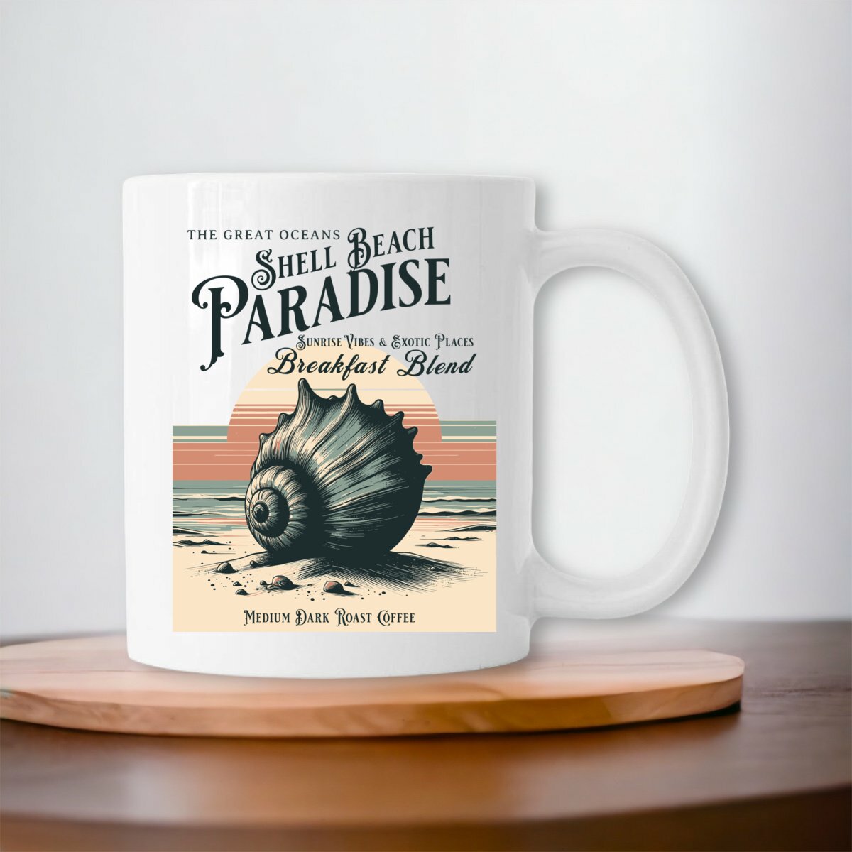 Image front Paradise Breakfast Blend Ceramic Mug