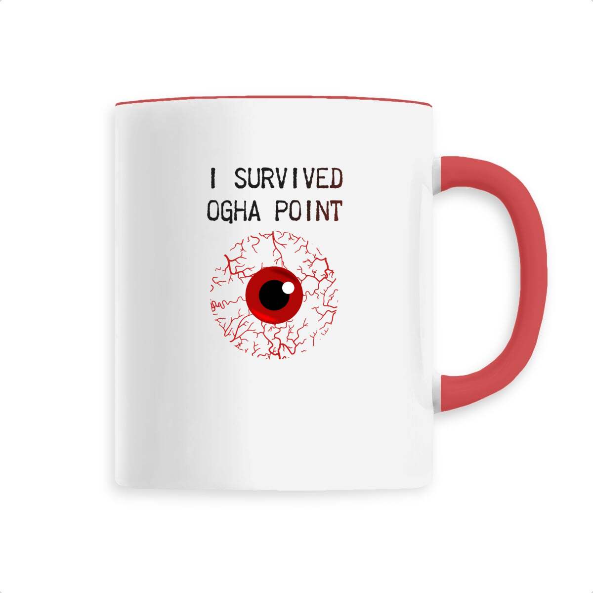 Image back Mug - I survived Ogha Point