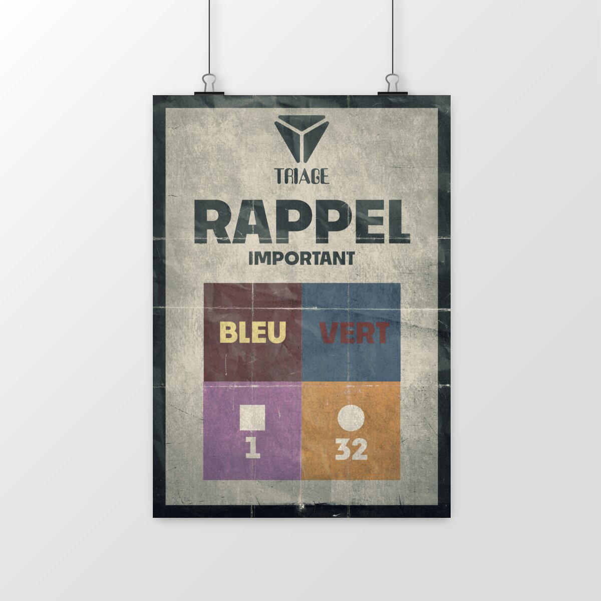 Image front Affiche - Rappel important