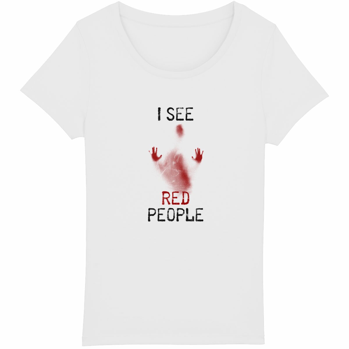 Image back Shirt Femme Premium - I see red people